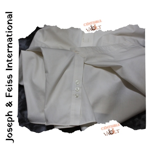Men’s Joseph & Feiss International Dress Shirt Size 18 (36/37) - Picture 4 of 6